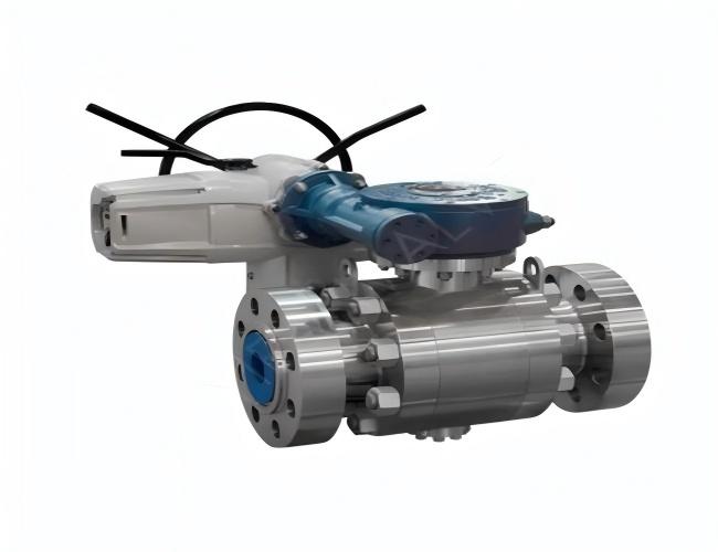 Forged steel flange electric fixed ball valve