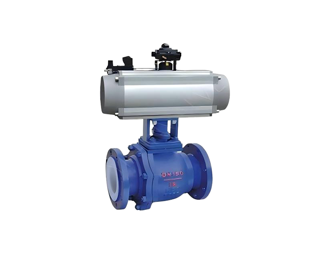Pneumatic Fluorine-lined Ball Valve (in accordance with Chinese National Standards)