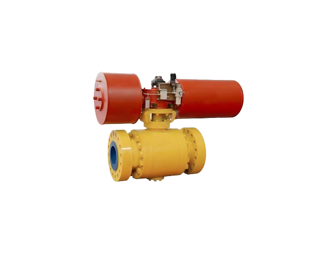Forged Steel Pneumatic Flange Pipeline Ball Valve