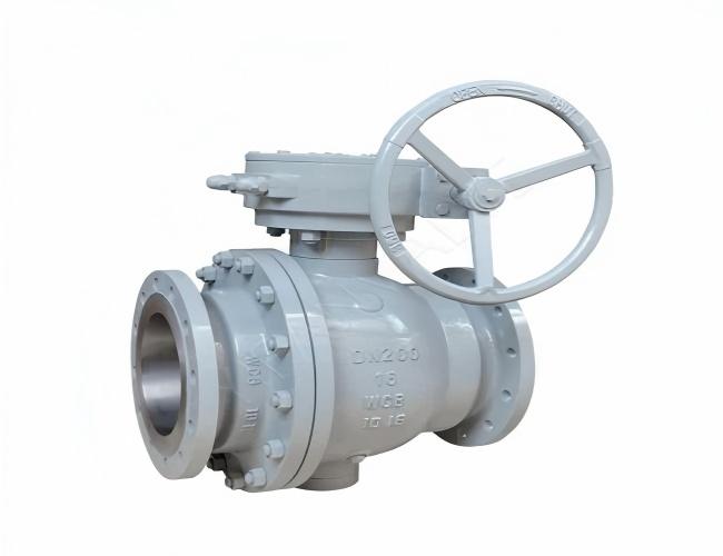 Fixed Hard-sealed Ball Valve Driven by Turbine Transmission