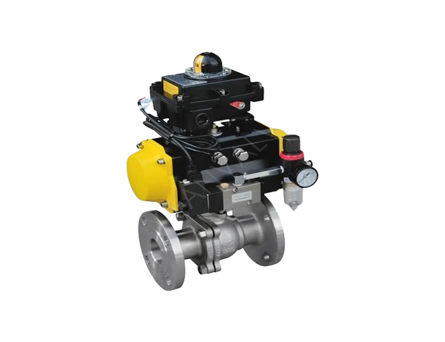 Pneumatic Hard Seal Flange Ball Valve