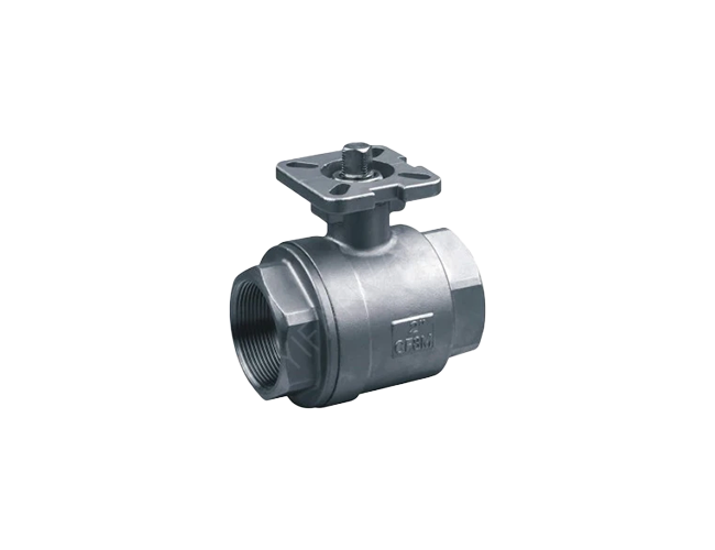 Two-piece High Platform Female Thread Ball Valve