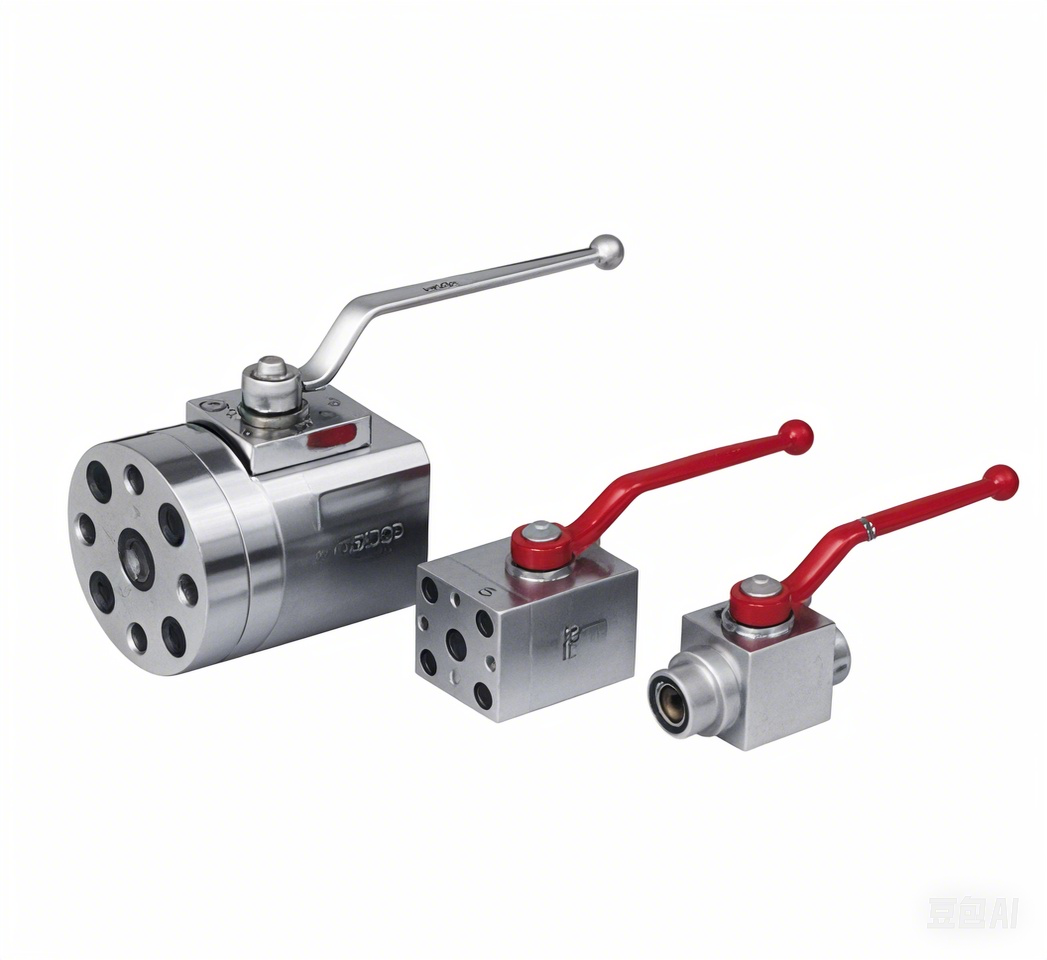 High-pressure hydraulic ball valve