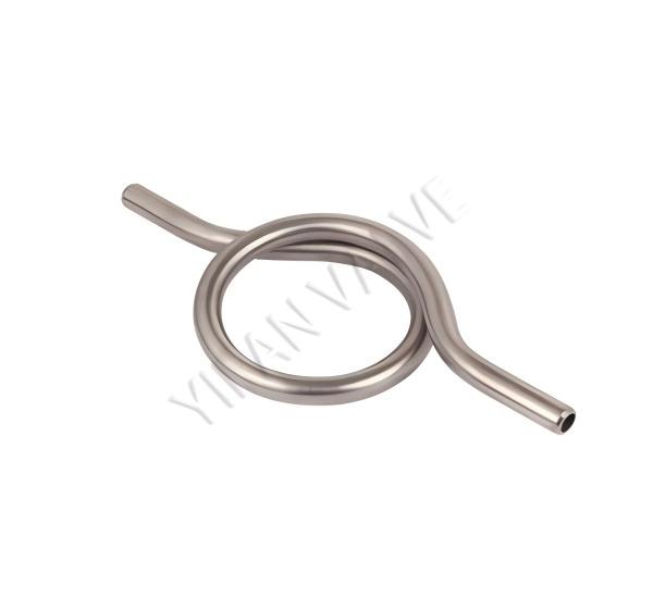 Condensing coil of pressure gauge
