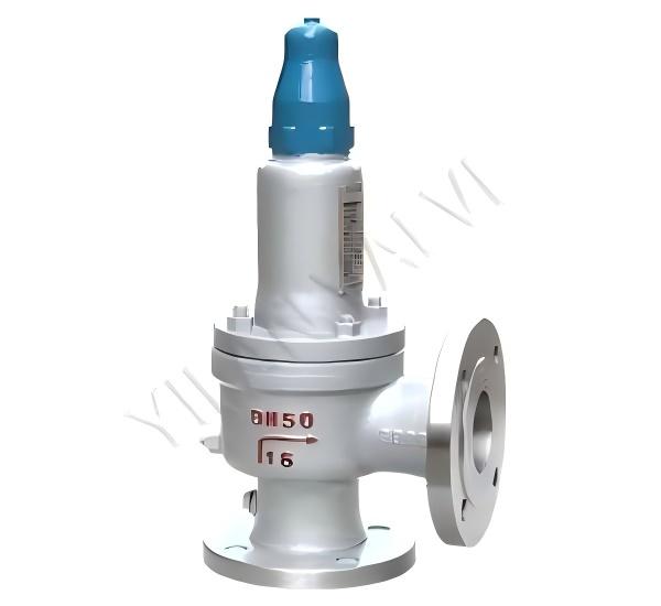 Spring - loaded fully - open type closed safety valve