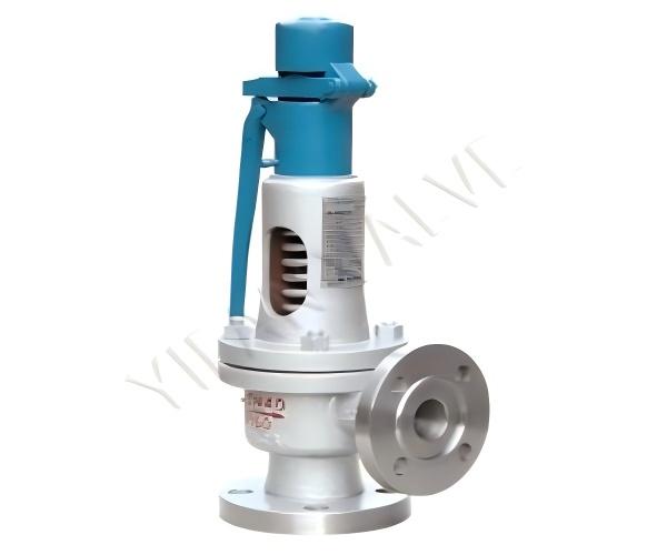 Spring-loaded low lift safety valve with wrench