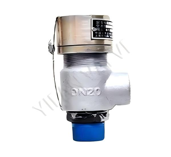 Spring - loaded low - lift safety valve with external thread