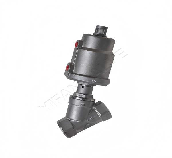 Pneumatic Angle Seat Valve (Stainless Steel Head)
