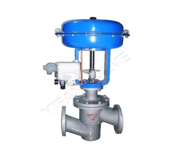 Pneumatic diaphragm control valve with fluorine lining