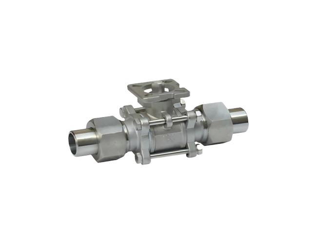 Three-piece - Butt-welding Union High Platform Ball Valve