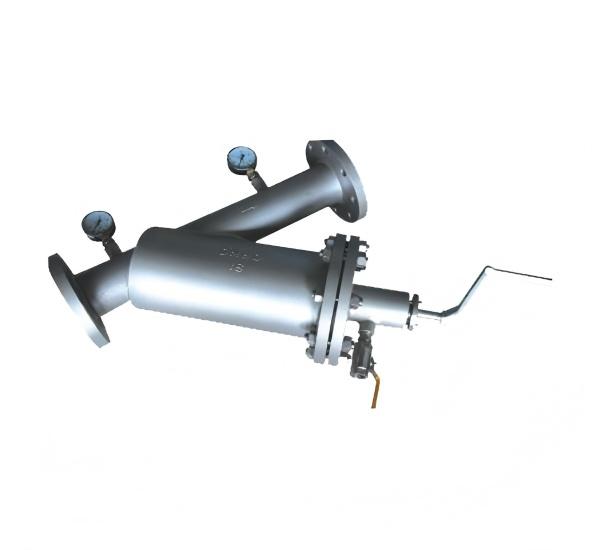Y-type hand-operated brush filter