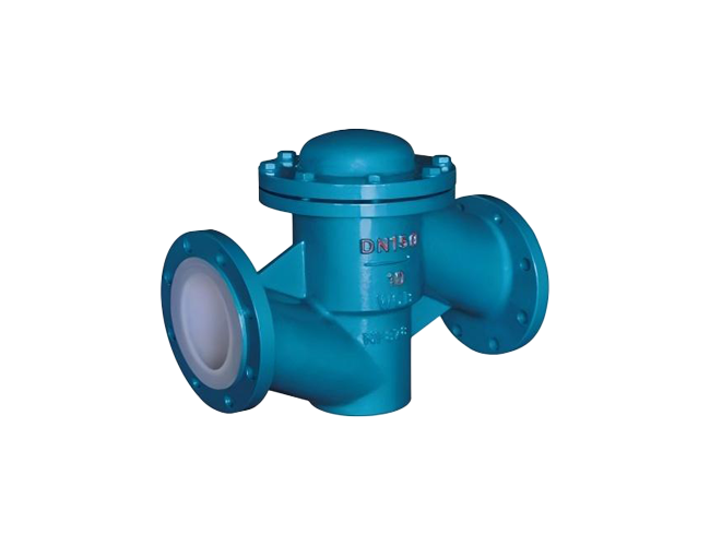 Fluorine-lined Straight-through Lift Type Flange Check Valve