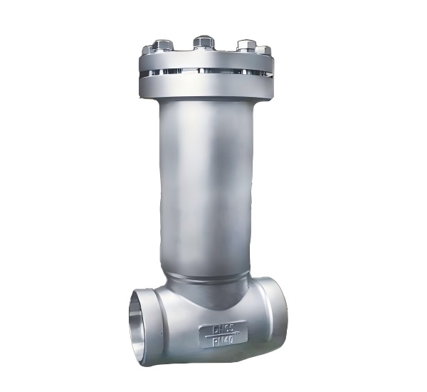 Vacuum jacket low-temperature check valve