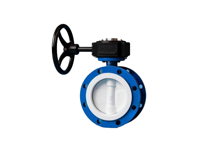 Flanged Fluorine Lined Butterfly Valve