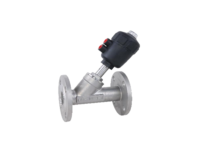 YFF5 Flange-type Pneumatic Angle Seat Valve