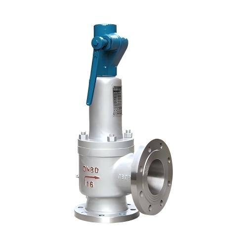 Full-lift enclosed safety valve with wrench