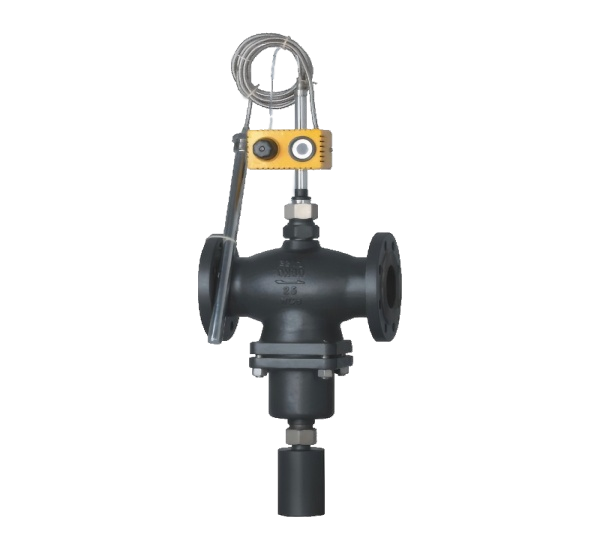 Self-operated temperature (cooling type) control valve