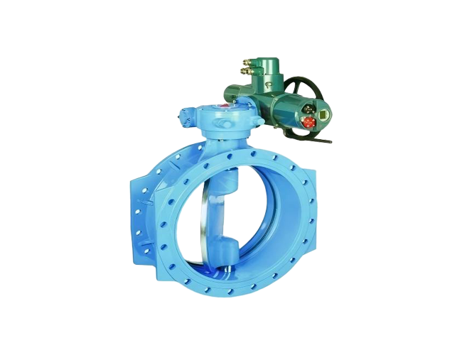 Double Eccentric Flange-mounted Electric Butterfly Valve