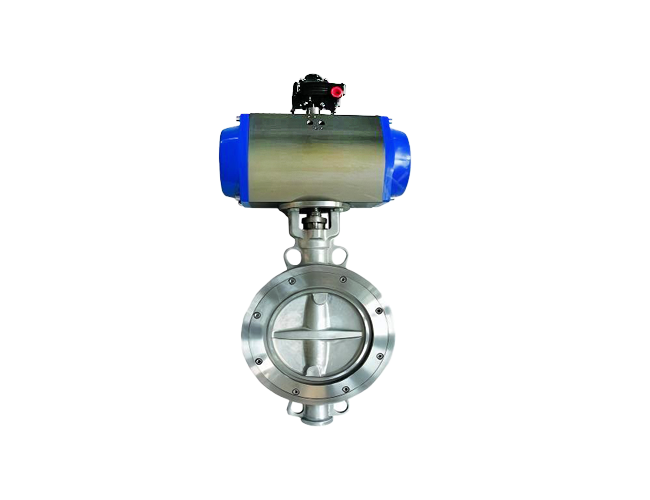 Pneumatic Wafer Type Triple Eccentric Hard Sealing Butterfly Valve
