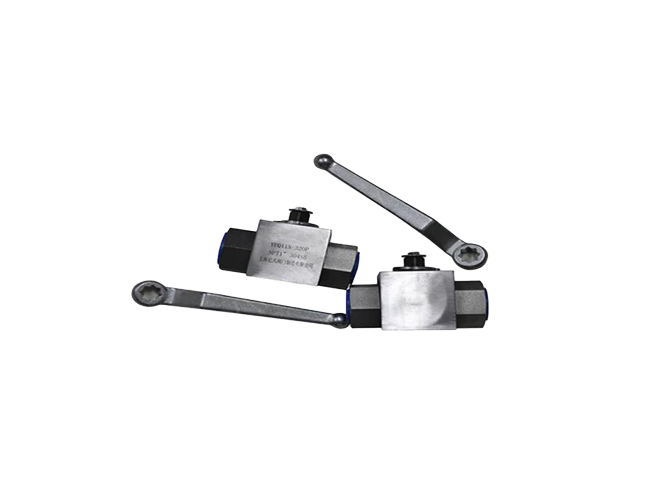 High-pressure female thread ball valve