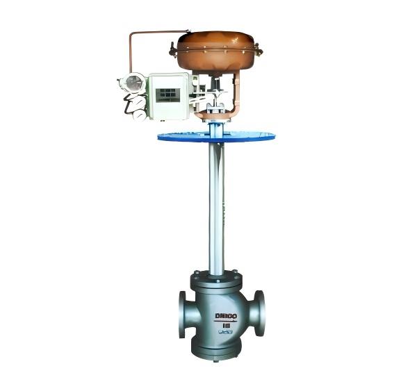 Pneumatic diaphragm low - temperature double - seat control valve