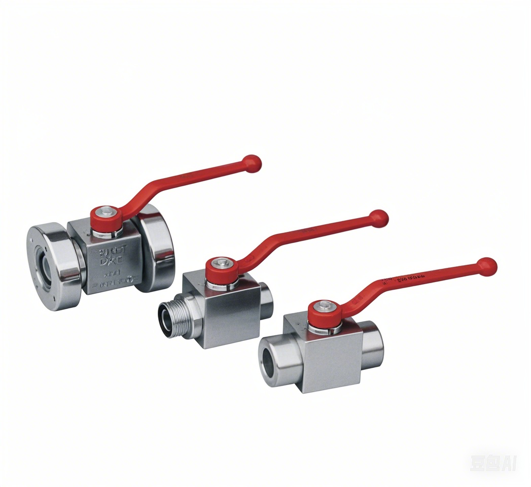High-pressure direct-through ball core stop valve