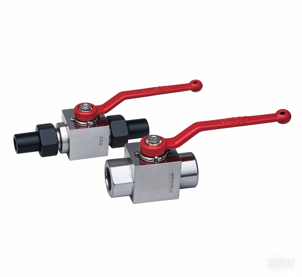 High-pressure hydraulic ball valve