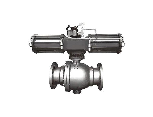 Flange-mounted Pneumatic Flange Ball Valve