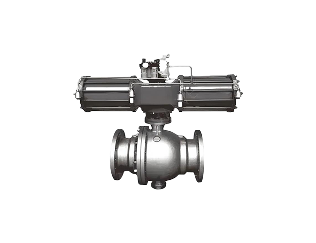 Flange-mounted Pneumatic Flange Ball Valve