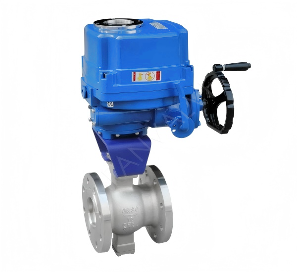 Electric Flanged V-type Ball Valve