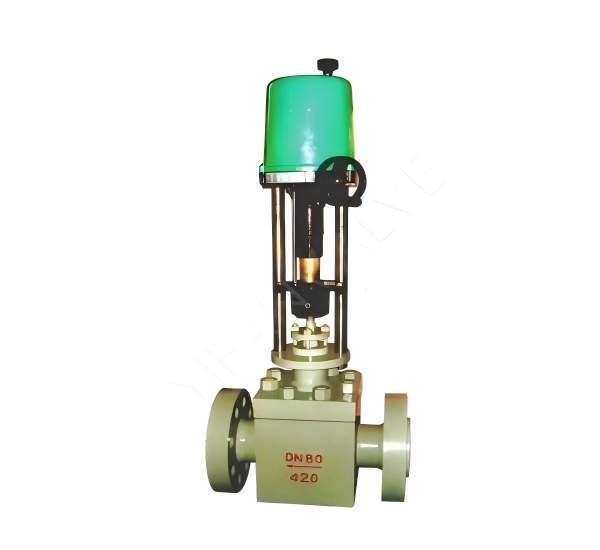 Electric multi - stage high - pressure cage - type control valve