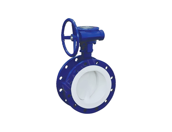 Fluorine Lined Flange Butterfly Valve